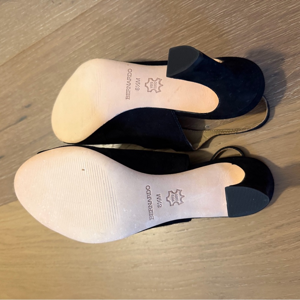 Bernardo Nili Slingback Sandal Size 8.5 Black - Picture 8 of 8